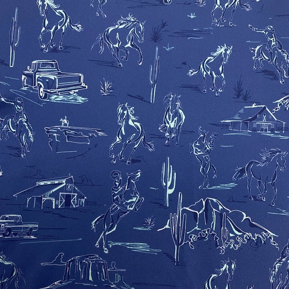 Peter Millar “Outlaw” Performance Jersey Polo Golf Shirt Sport Navy SMALL $110 - Picture 6 of 9